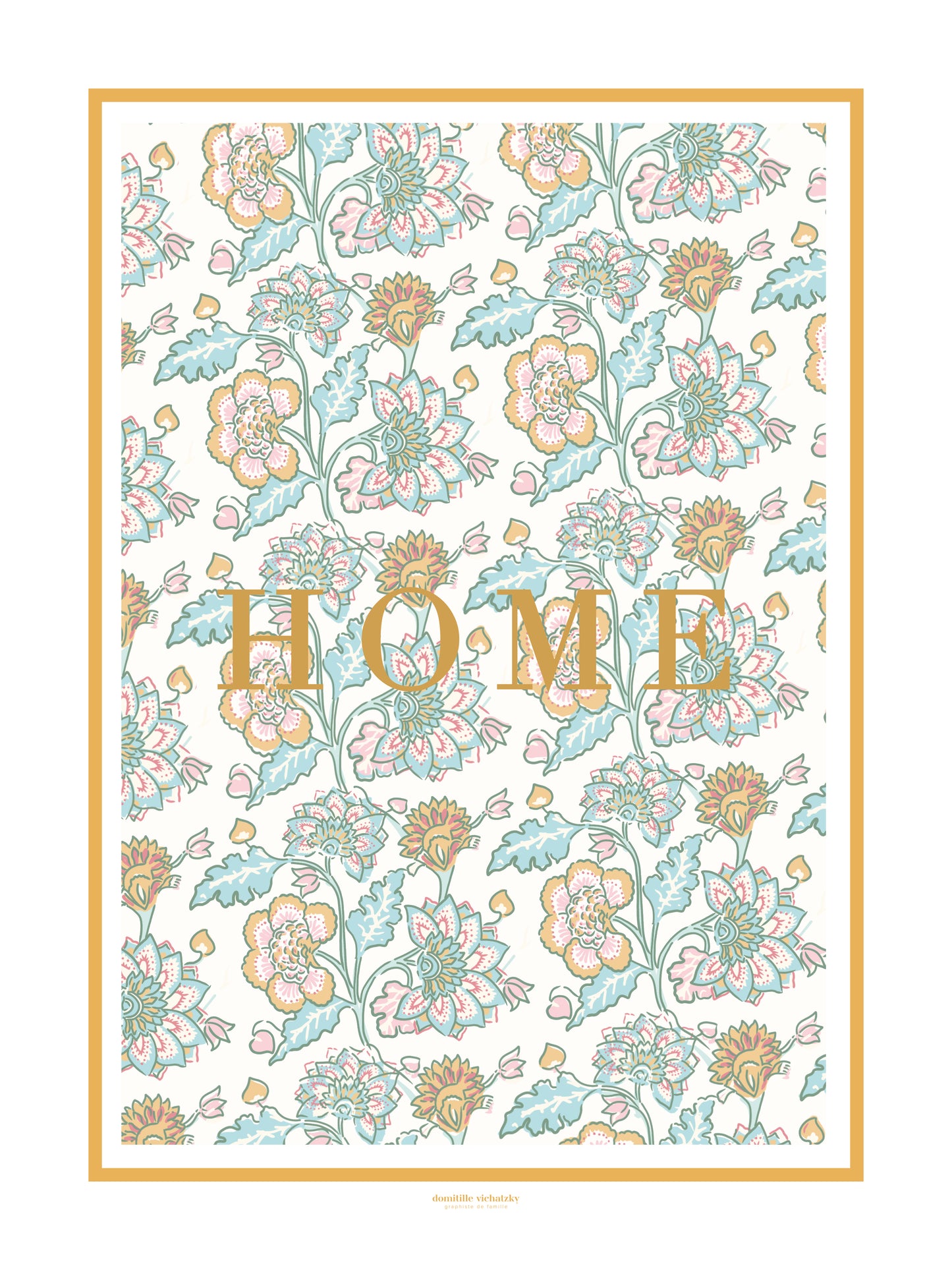 Affiche Aniya Ocre