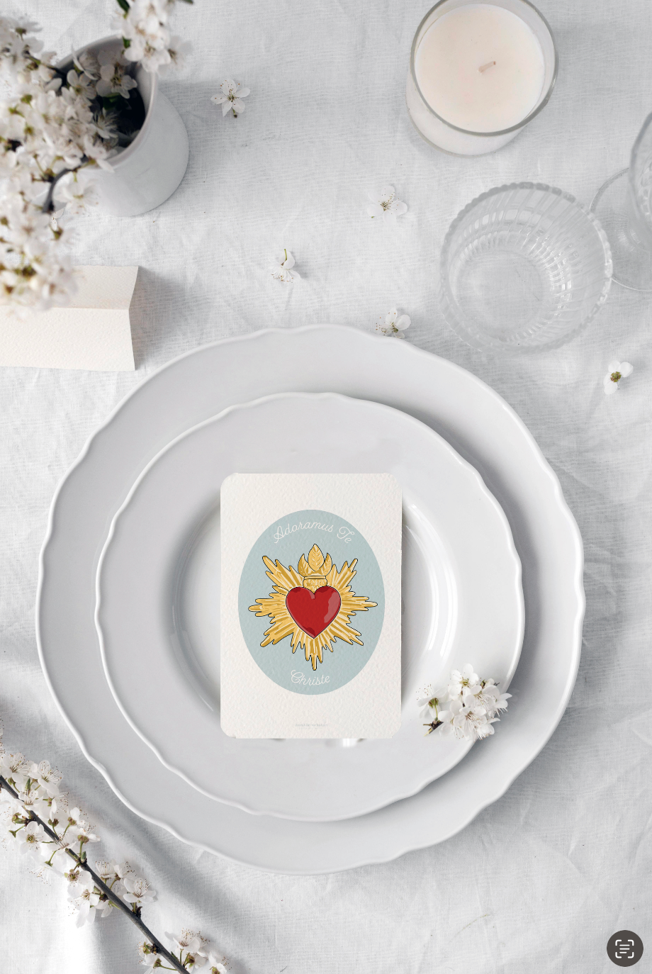 Signet - Coeur Sacré Adoramus Te