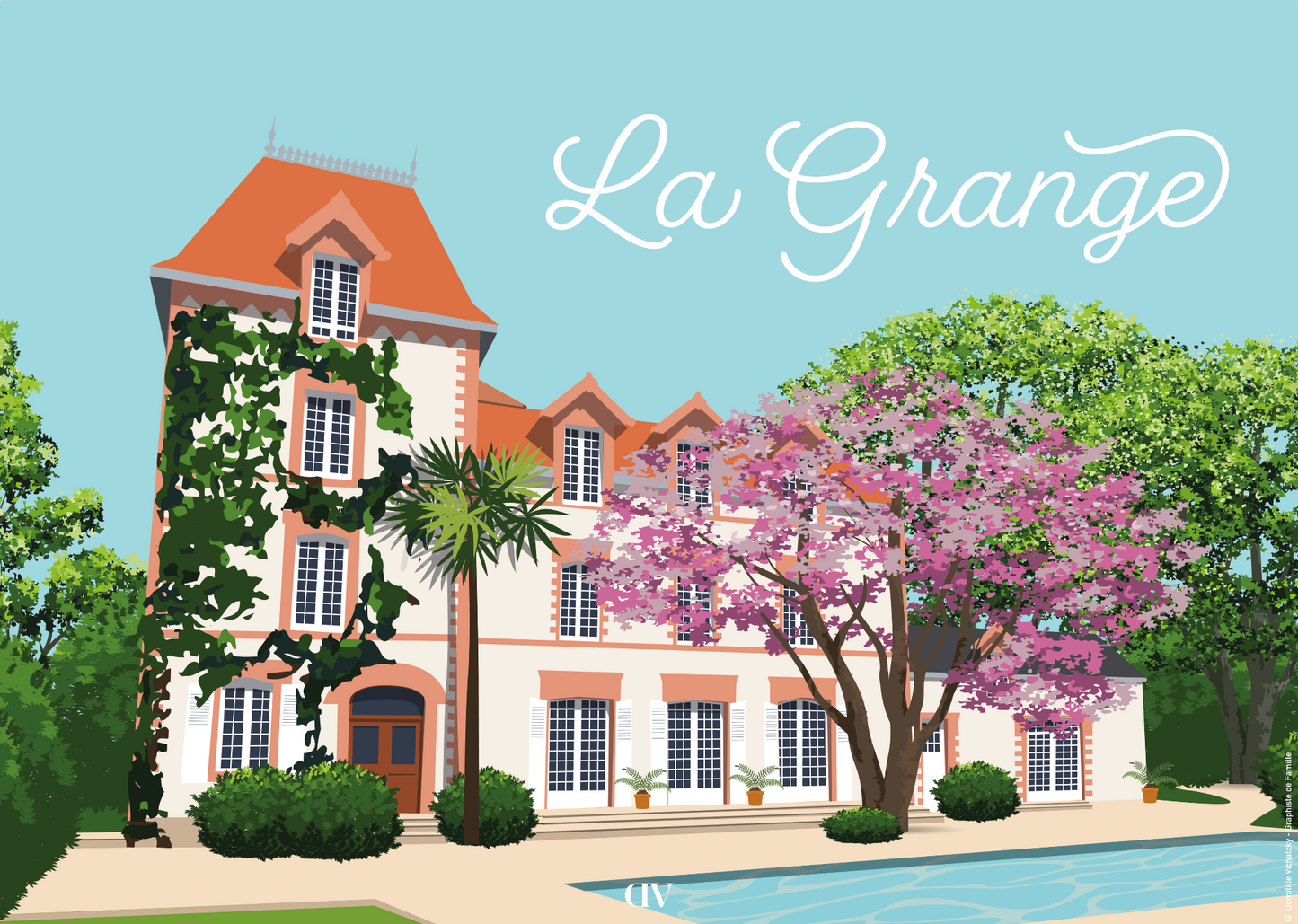 Maison de famille – Illustration personnalisée d’après photo