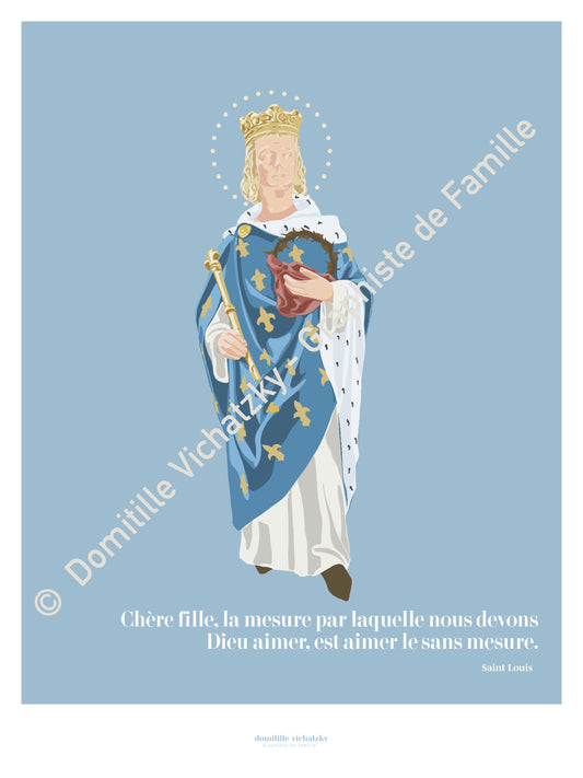 Affiche Saint Louis - Histoire de France