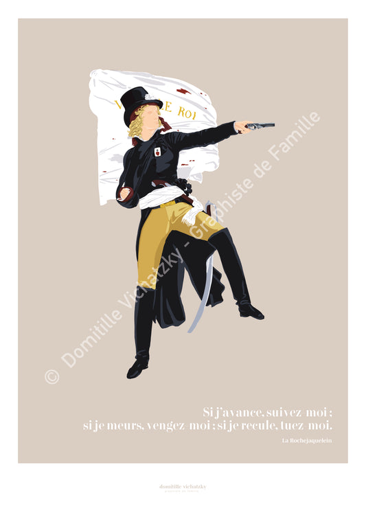 Affiche La Rochejaquelein - Guerres de Vendée