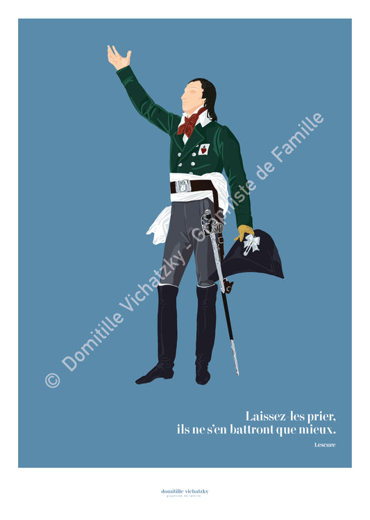 Affiche Lescure - Guerres de Vendée
