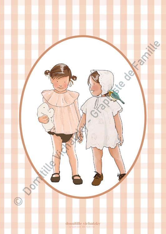 Carte Postale - Complicité du Printemps