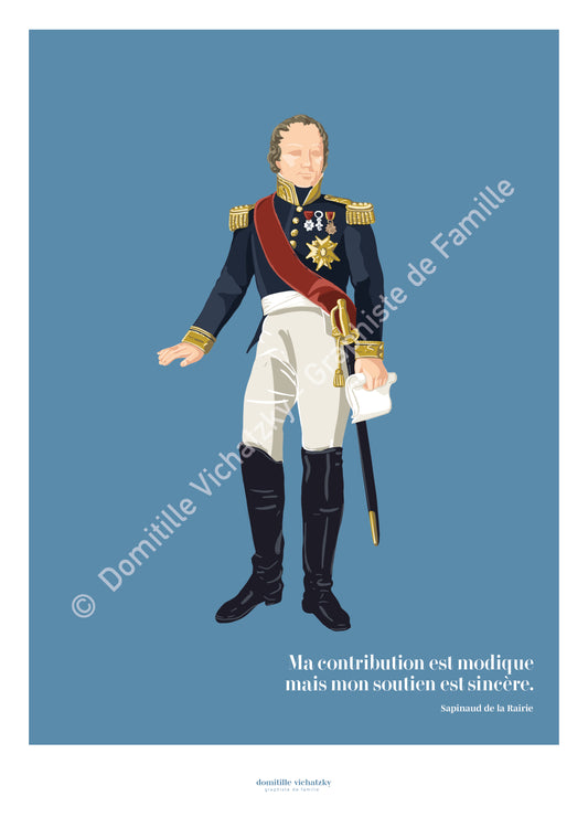 Affiche Sapinaud - Guerres de Vendée