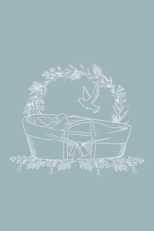 Signet de Baptême - Couffin