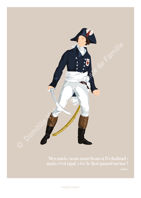 Affiche Stofflet - Guerres de Vendée