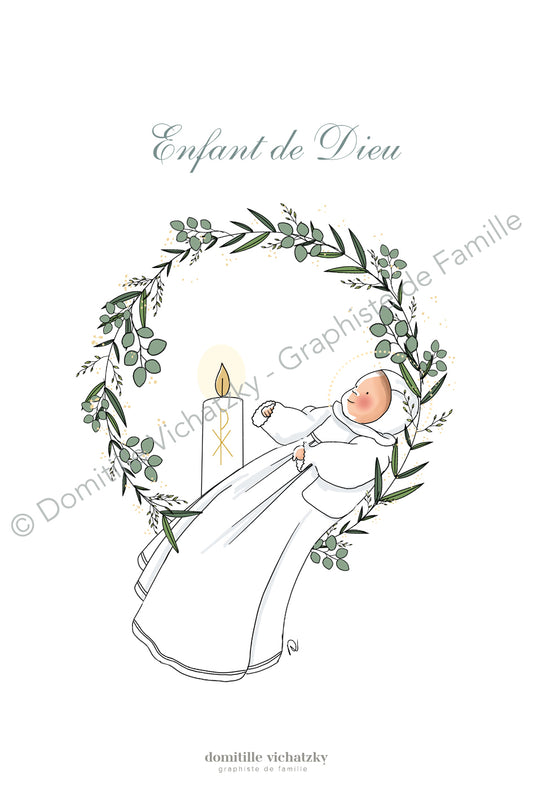 Signet - Baptême - Enfant de Dieu