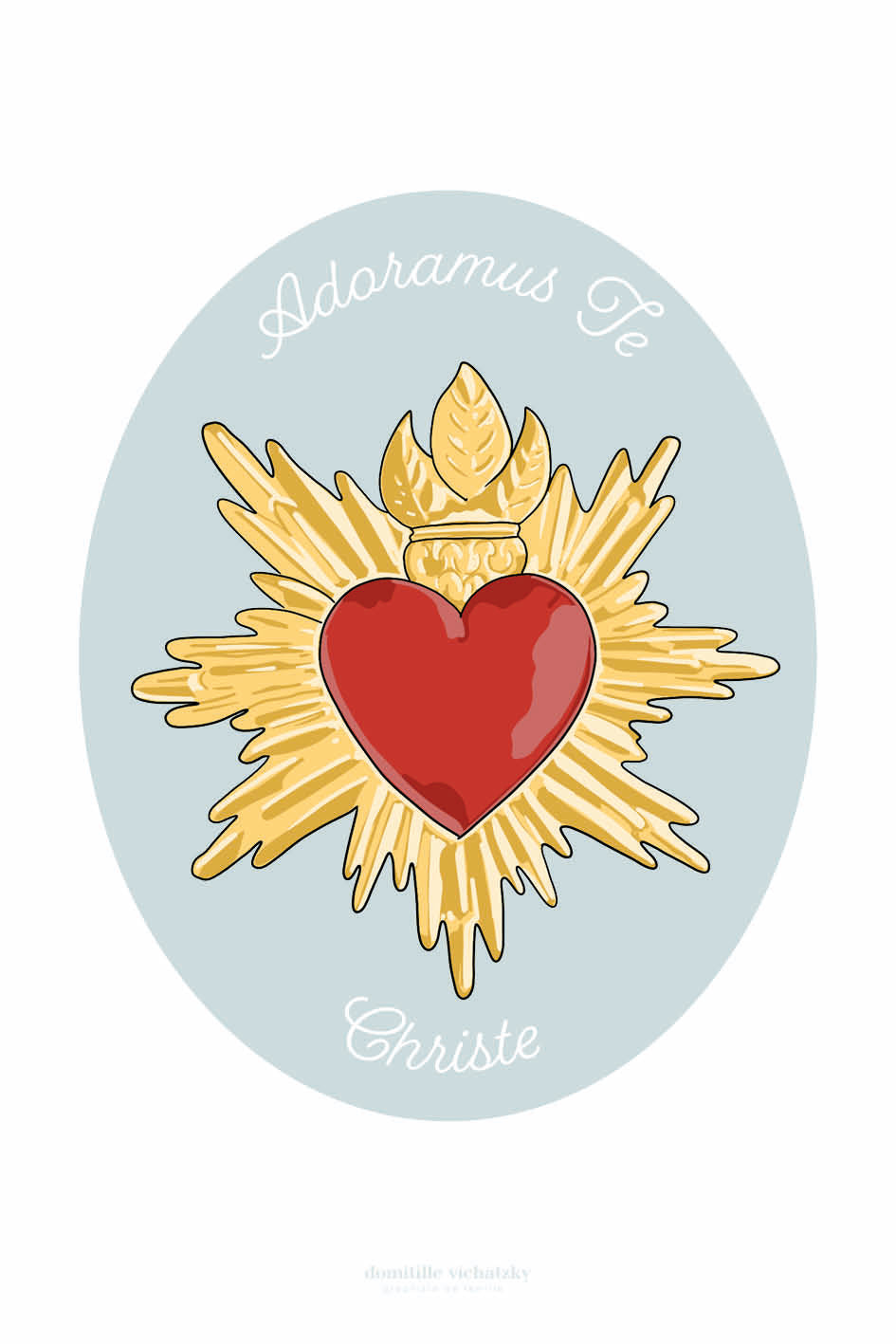 Signet - Coeur Sacré Adoramus Te