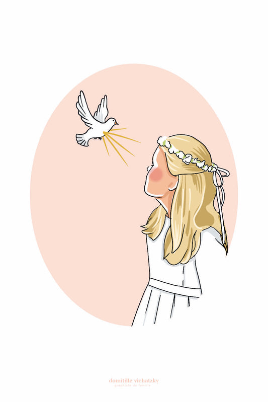 Signet Regard vers le Saint Esprit - Fille