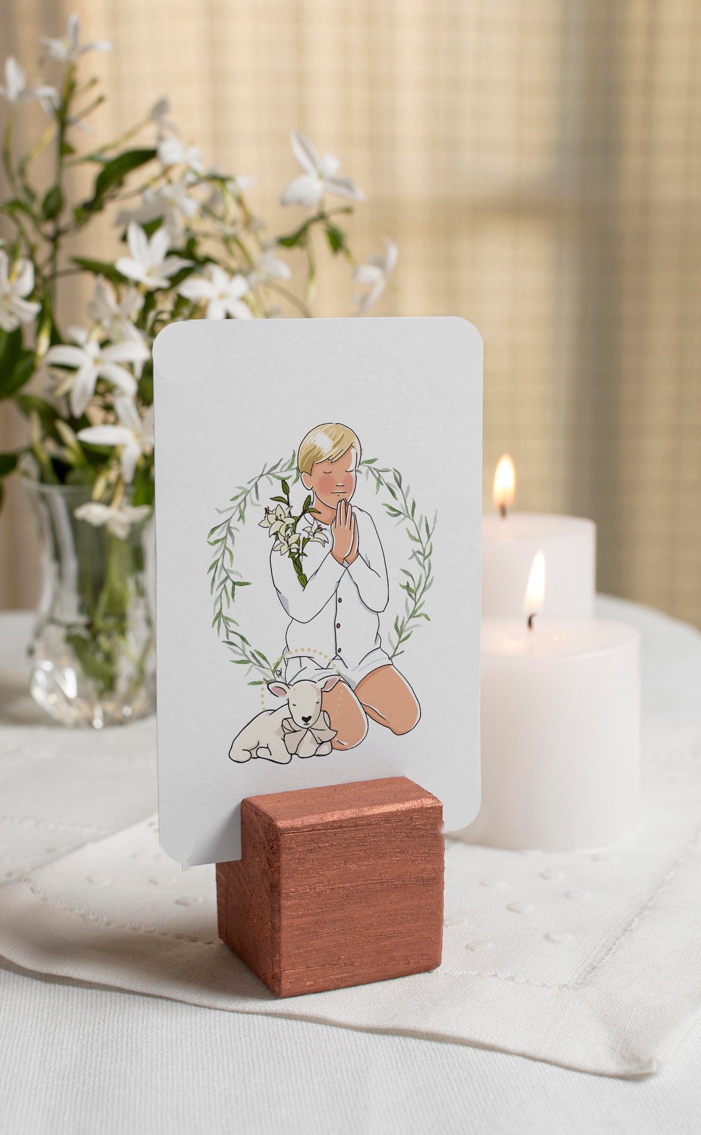 Signet Communion - Prière Garçon