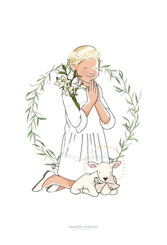 Signet Communion - Prière Fille