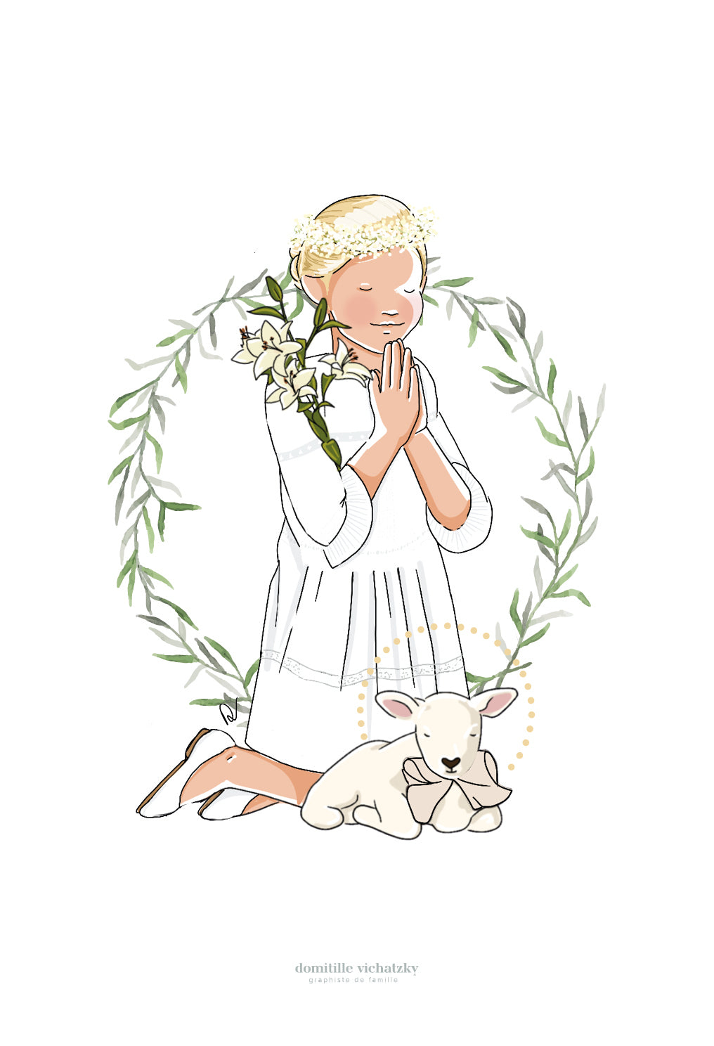 Signet Communion - Prière Fille