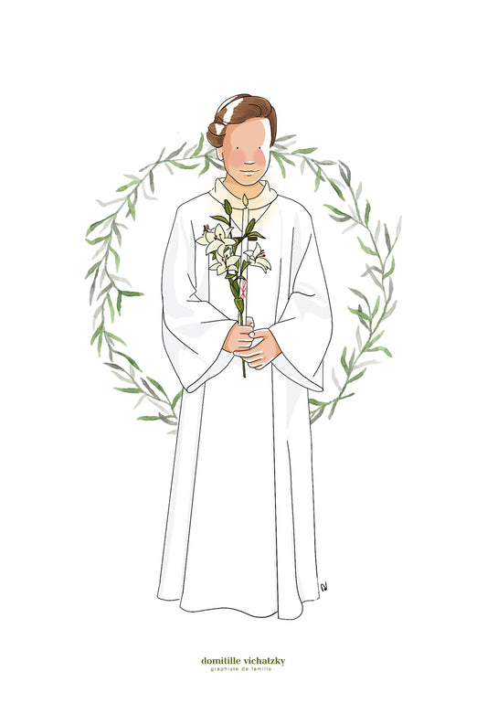 Signet Profession de Foi - Fille