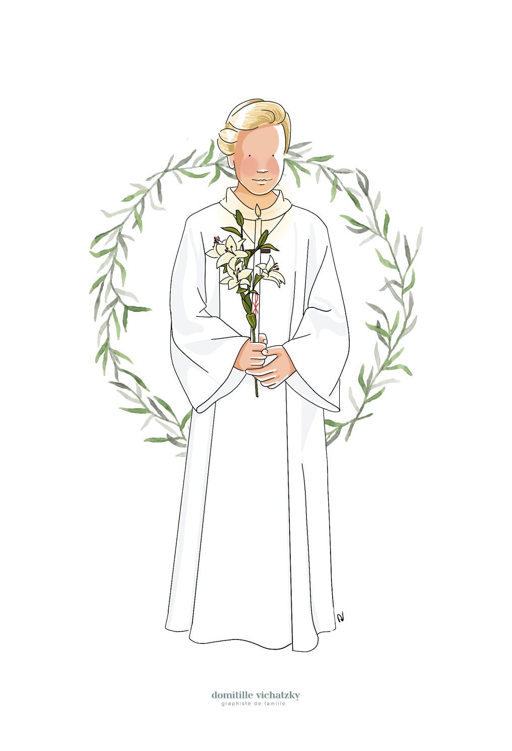 Signet Profession de Foi - Fille