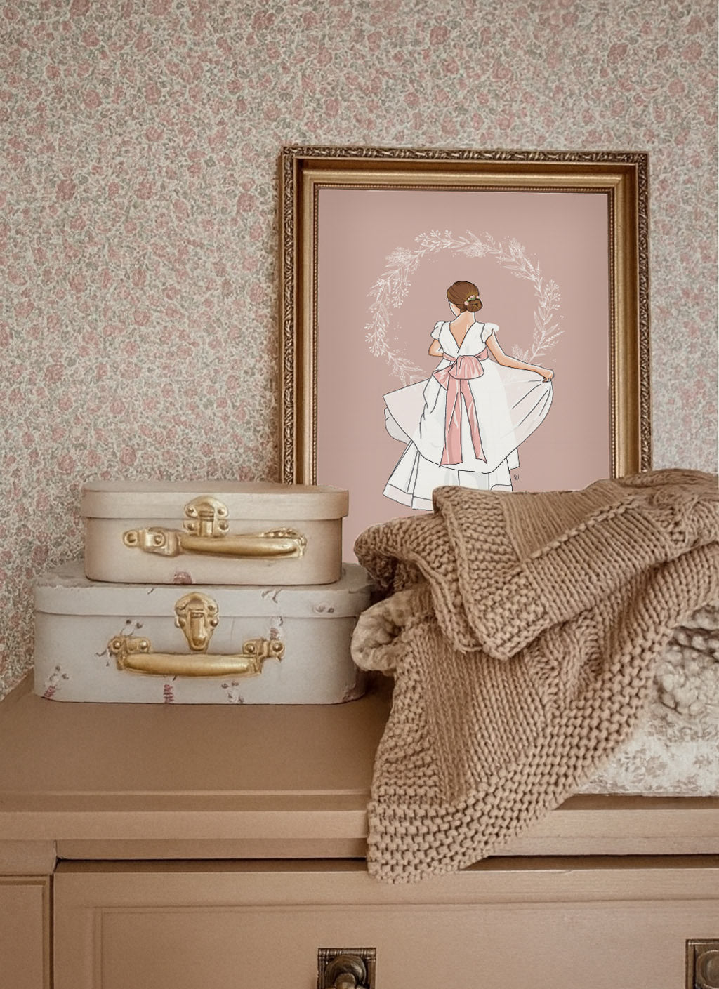 Affiche Danseuse de Dos – Illustration chambre enfant