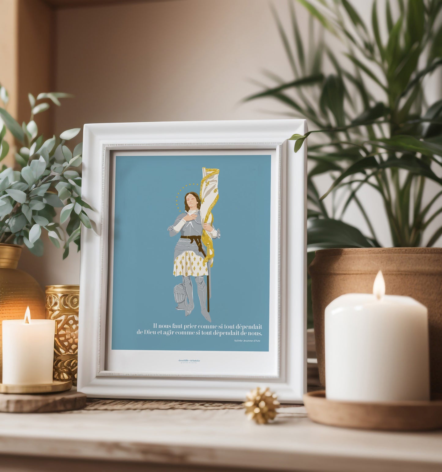 Affiche Sainte Jeanne d'Arc - Histoire de France