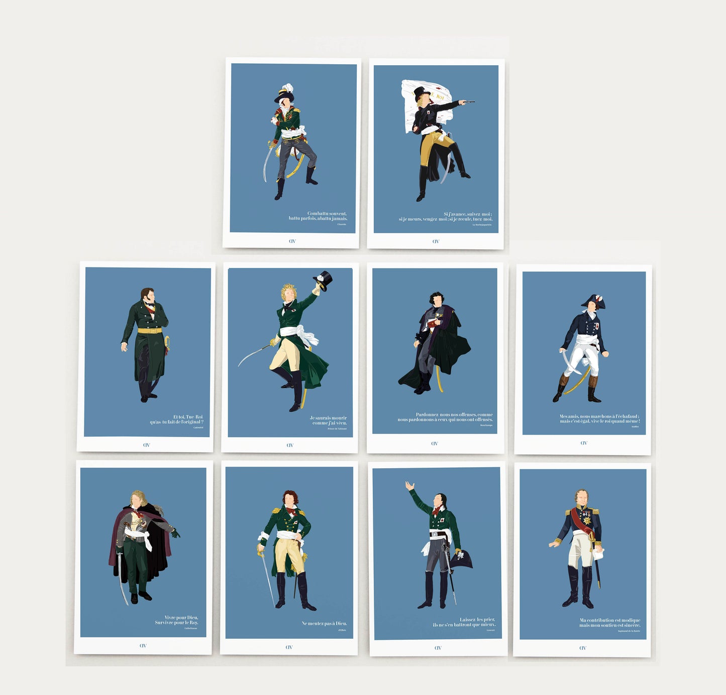 Lot complet – Les généraux vendéens, héros des Guerres de Vendée