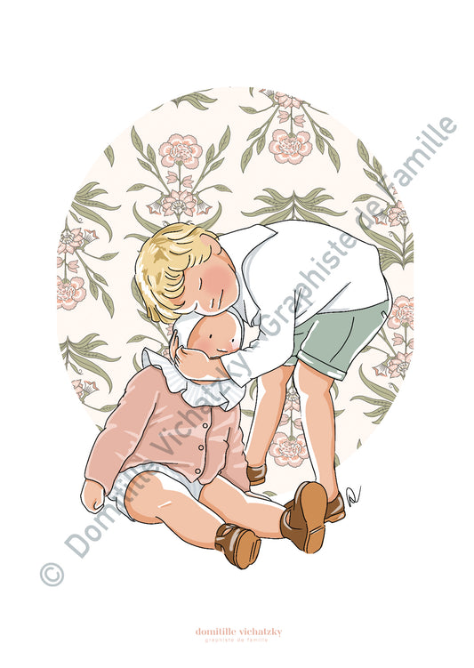 Carte Postale - Tendresse