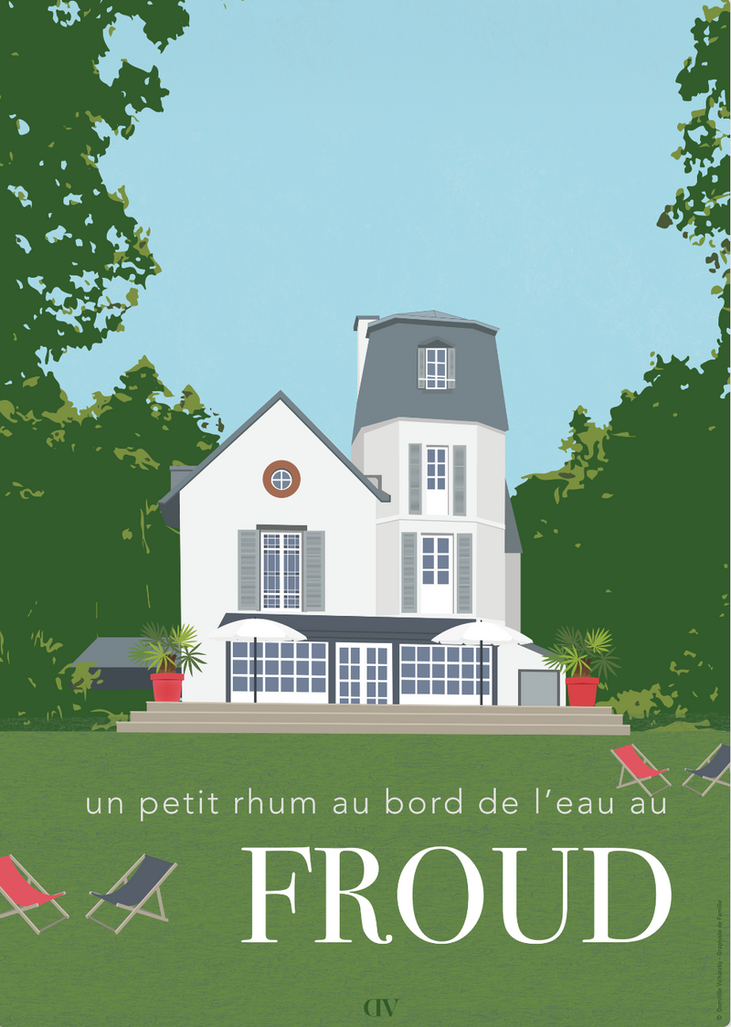 Maison de famille – Illustration personnalisée d’après photo