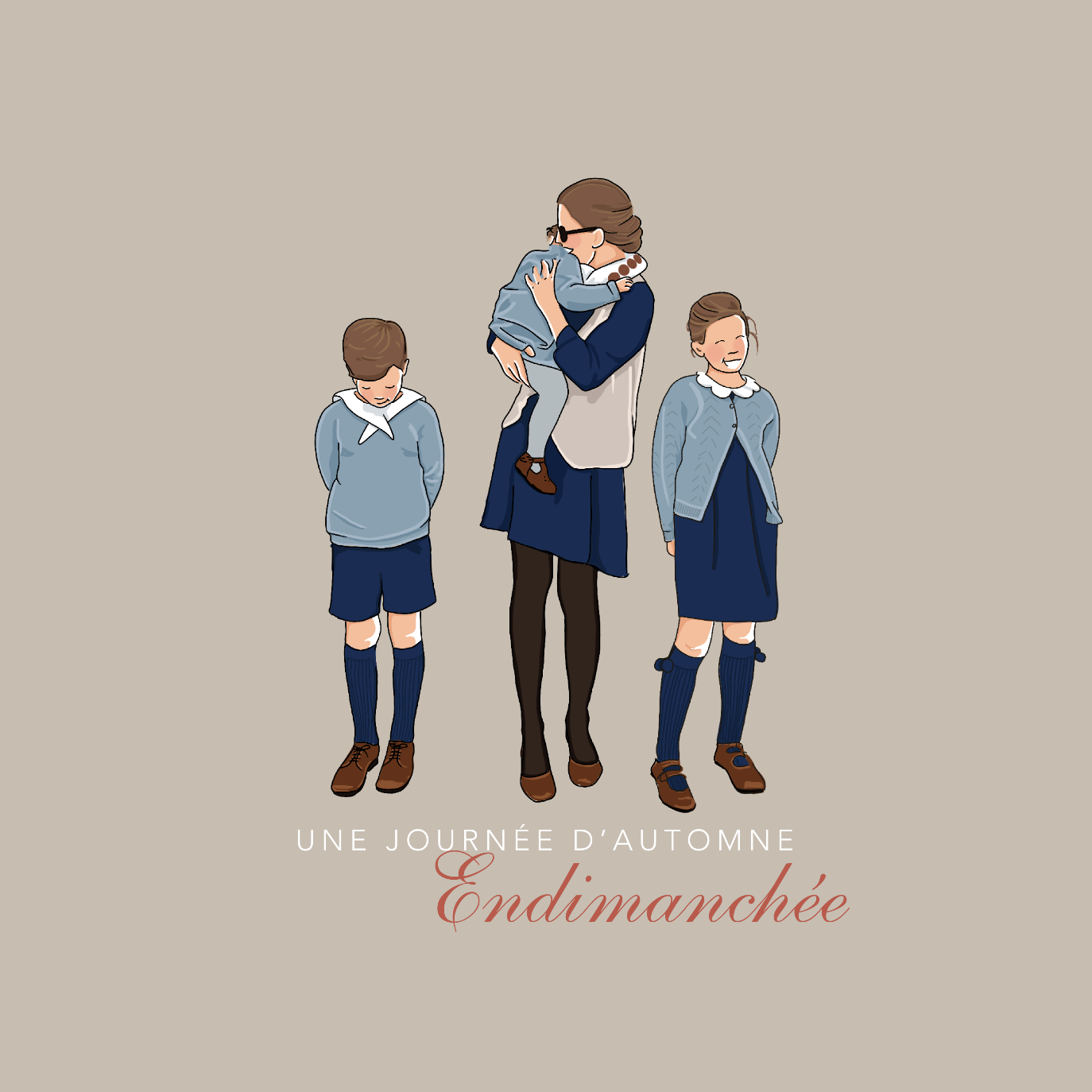 Illustration personnalisée de votre famille ou d’une personne aimée
