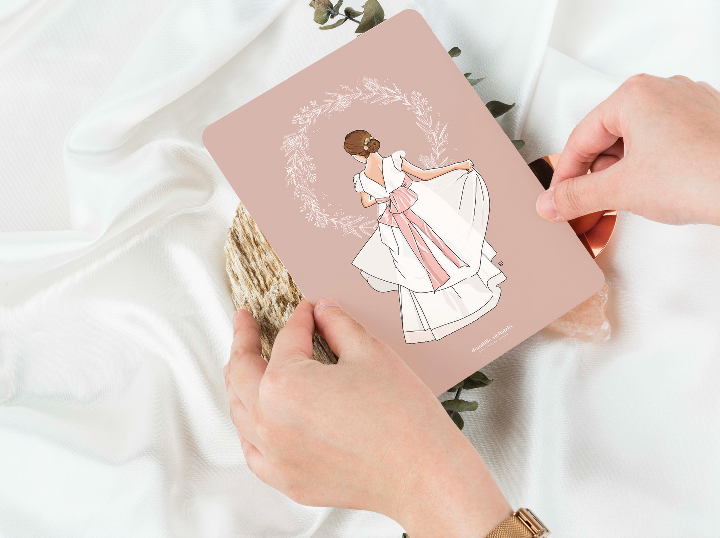 Carte Postale "Délicate Fillette"