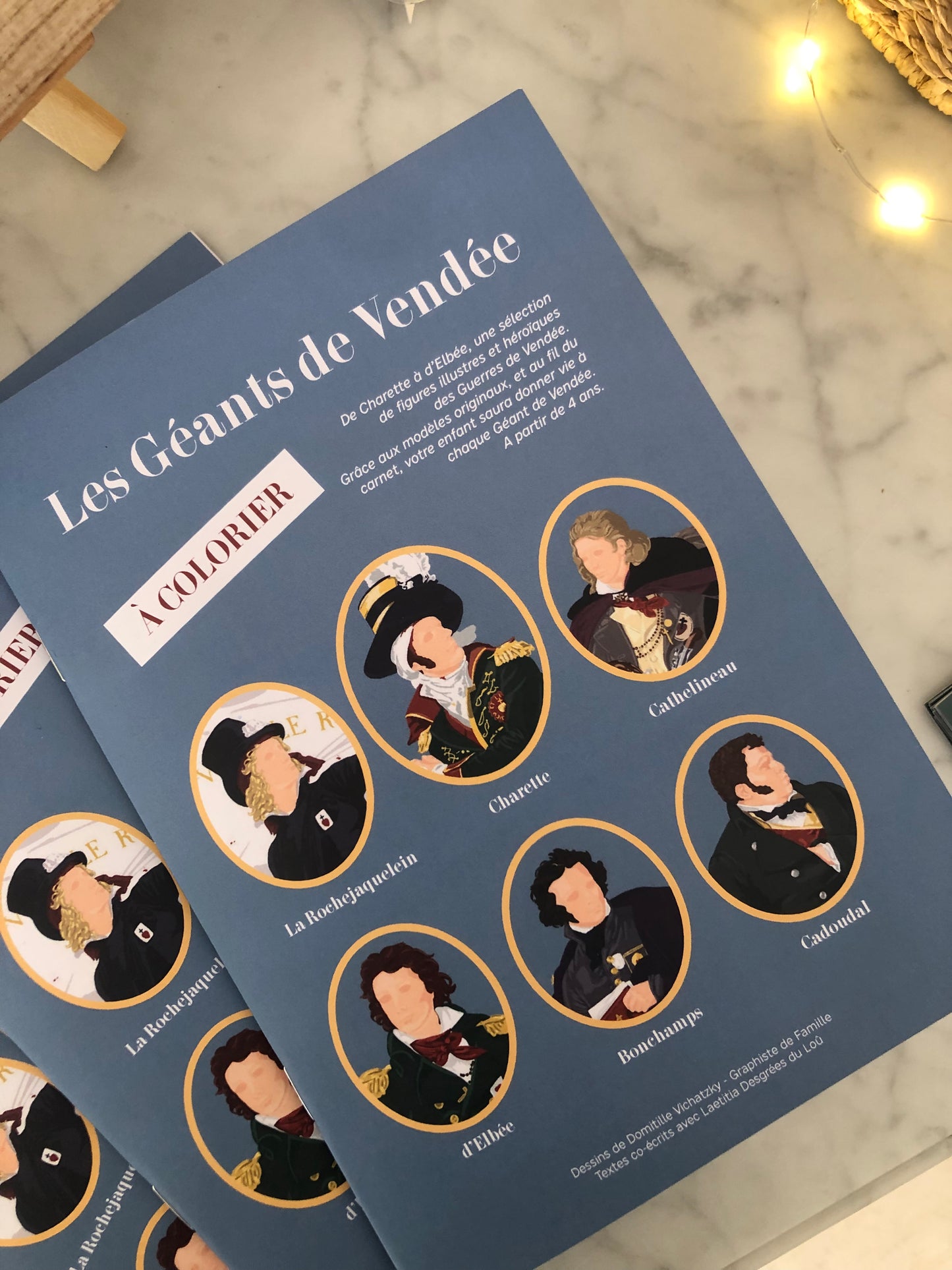 Carnet de Coloriage « Les Géants de Vendée »