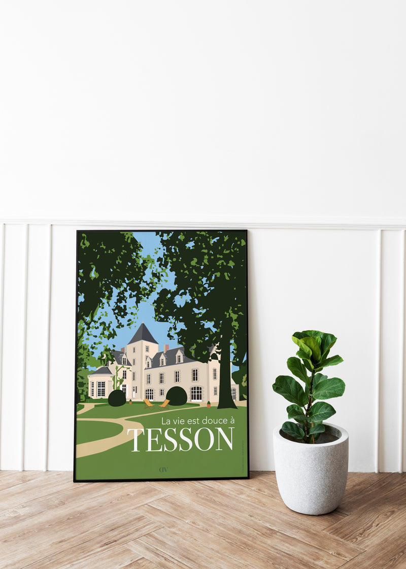 Maison de famille – Illustration personnalisée d’après photo