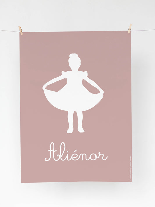 Affiche Silhouette - Version Fille