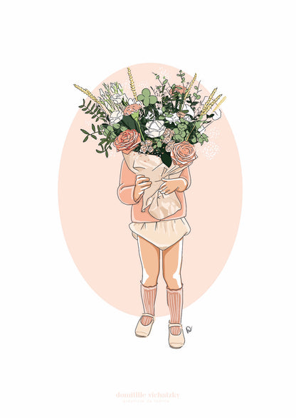 Bouquet de Fleurs - Fille