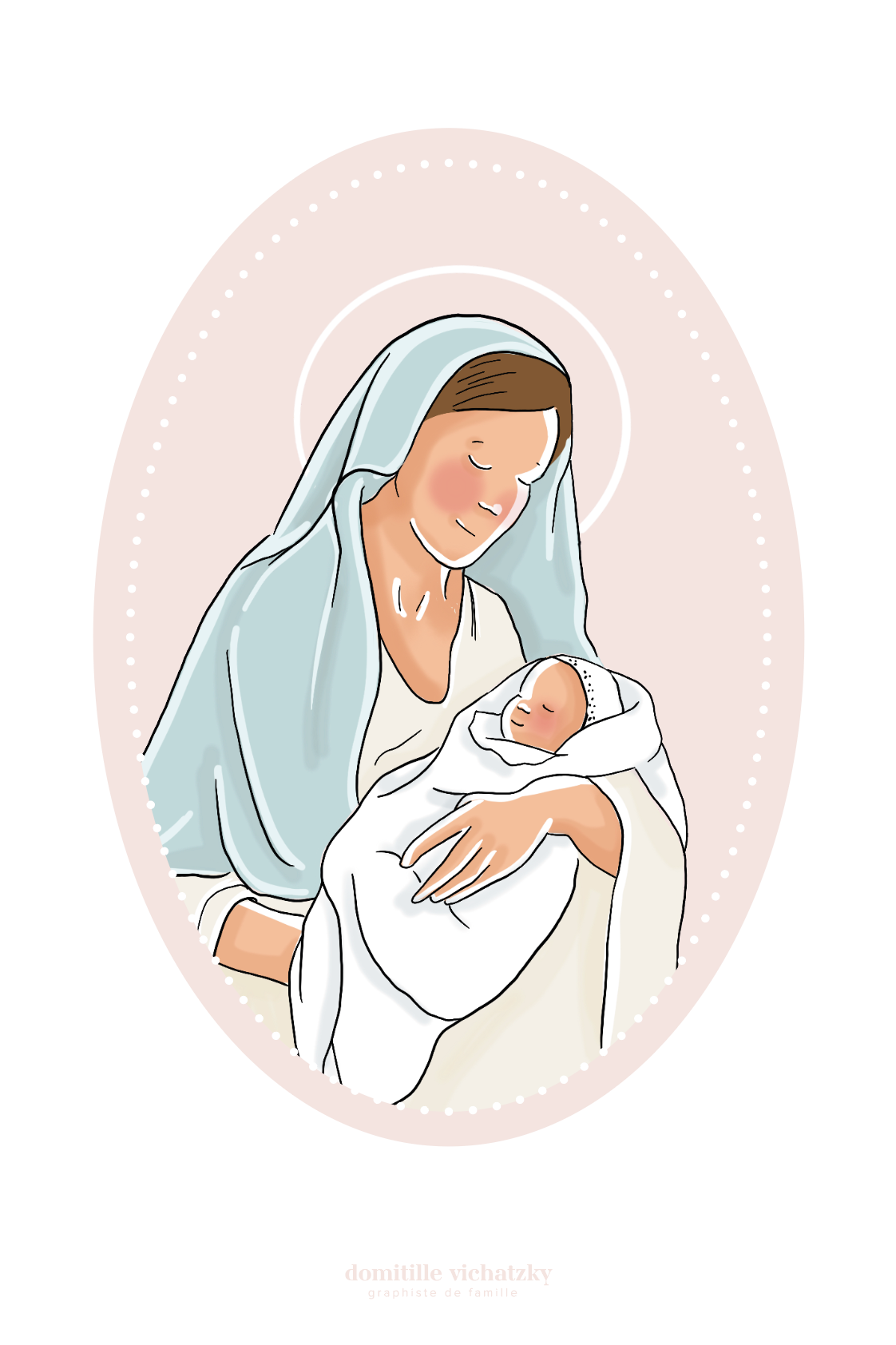 Signet de Baptême - Consécration à la Vierge Marie
