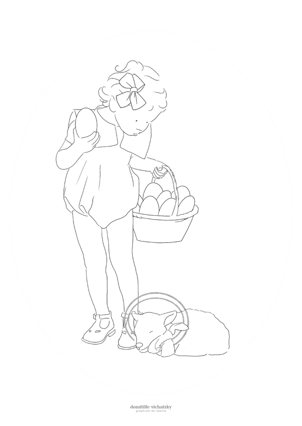 Coloriage - Dilemme de Paques