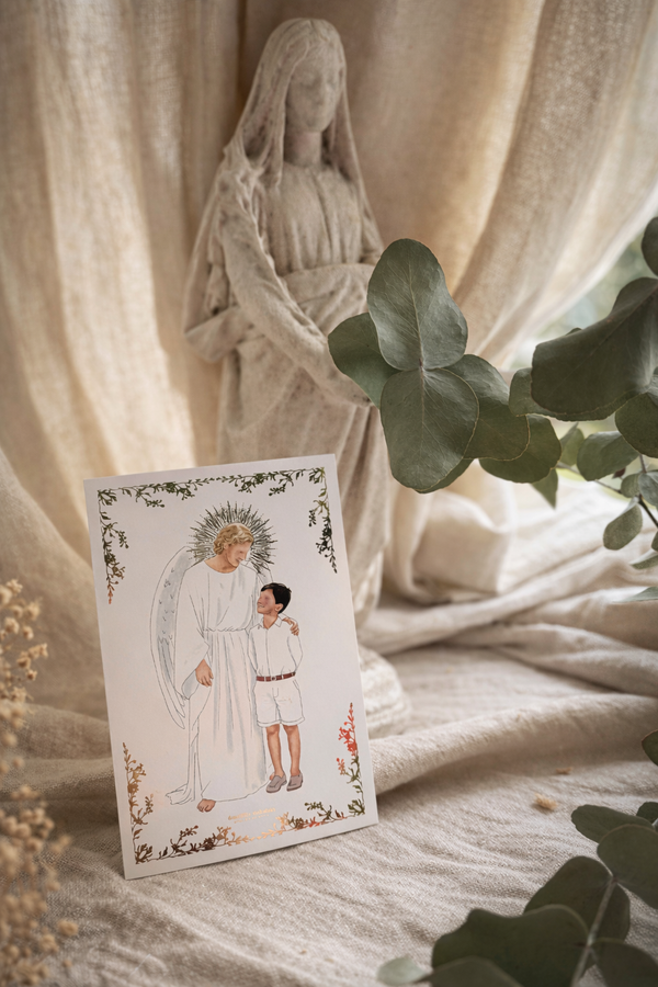 Signet « Garçon et son Ange Gardien »