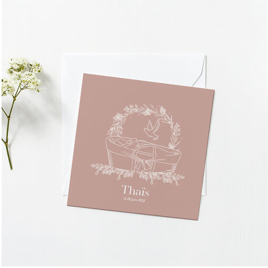 Faire-Part de Naissance Couffin