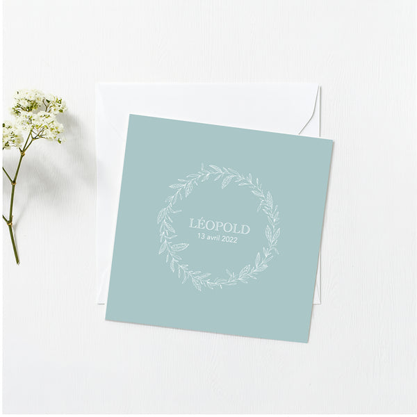 Faire-Part de Naissance Couronne