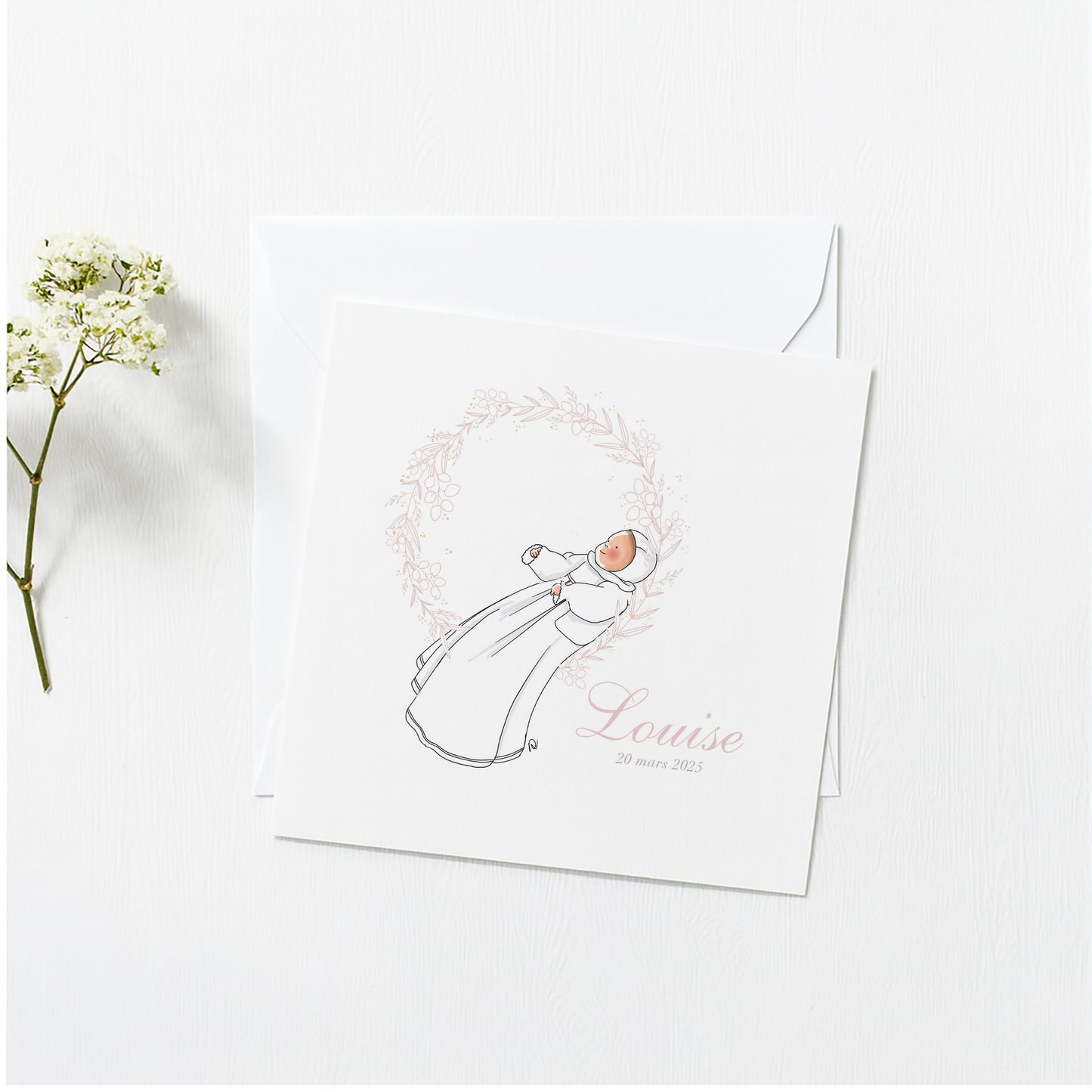 Faire-Part de Naissance Bébé Couronne