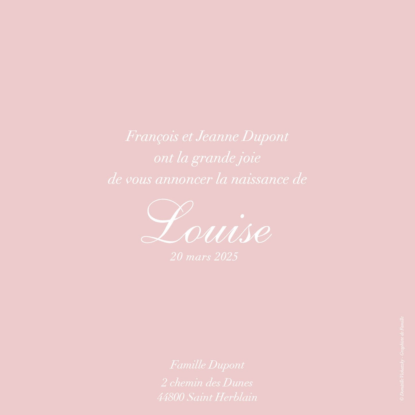Faire-Part de Naissance Bébé Couronne