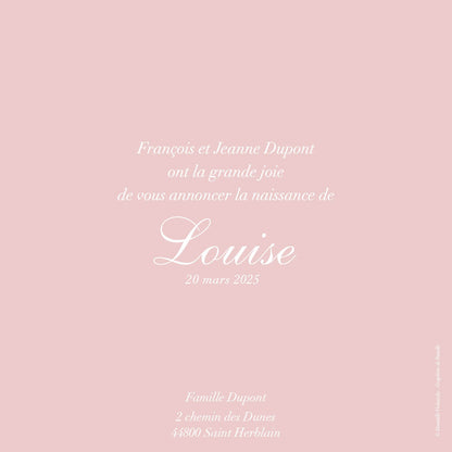 Faire-Part de Naissance Bébé Couronne