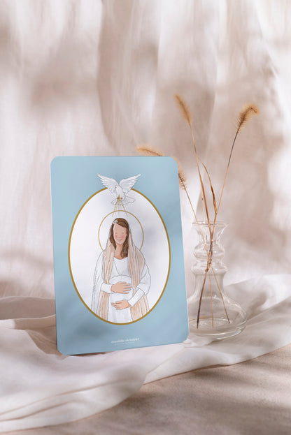 Carte Postale - Annonciation Vierge Marie