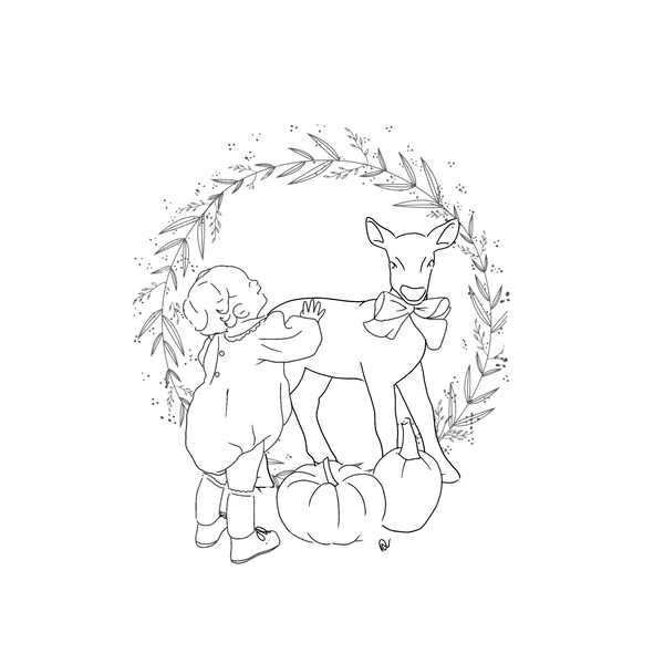 Coloriage d'Automne