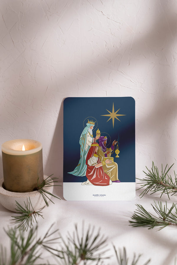 Carte Postale "Rois Mages" - Noël