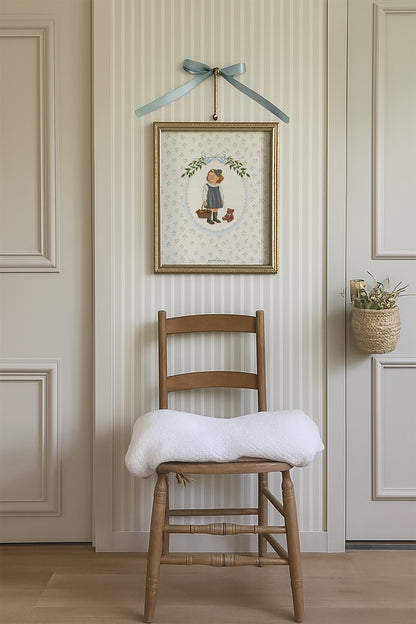 Affiche Cueillette aux Champignons  – Illustration murale pour chambre d’enfant