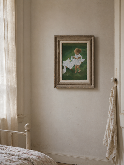L'heure des confidences - Peinture à l'huile