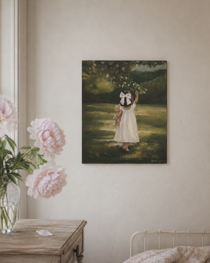 Encore un instant - Peinture à l'huile