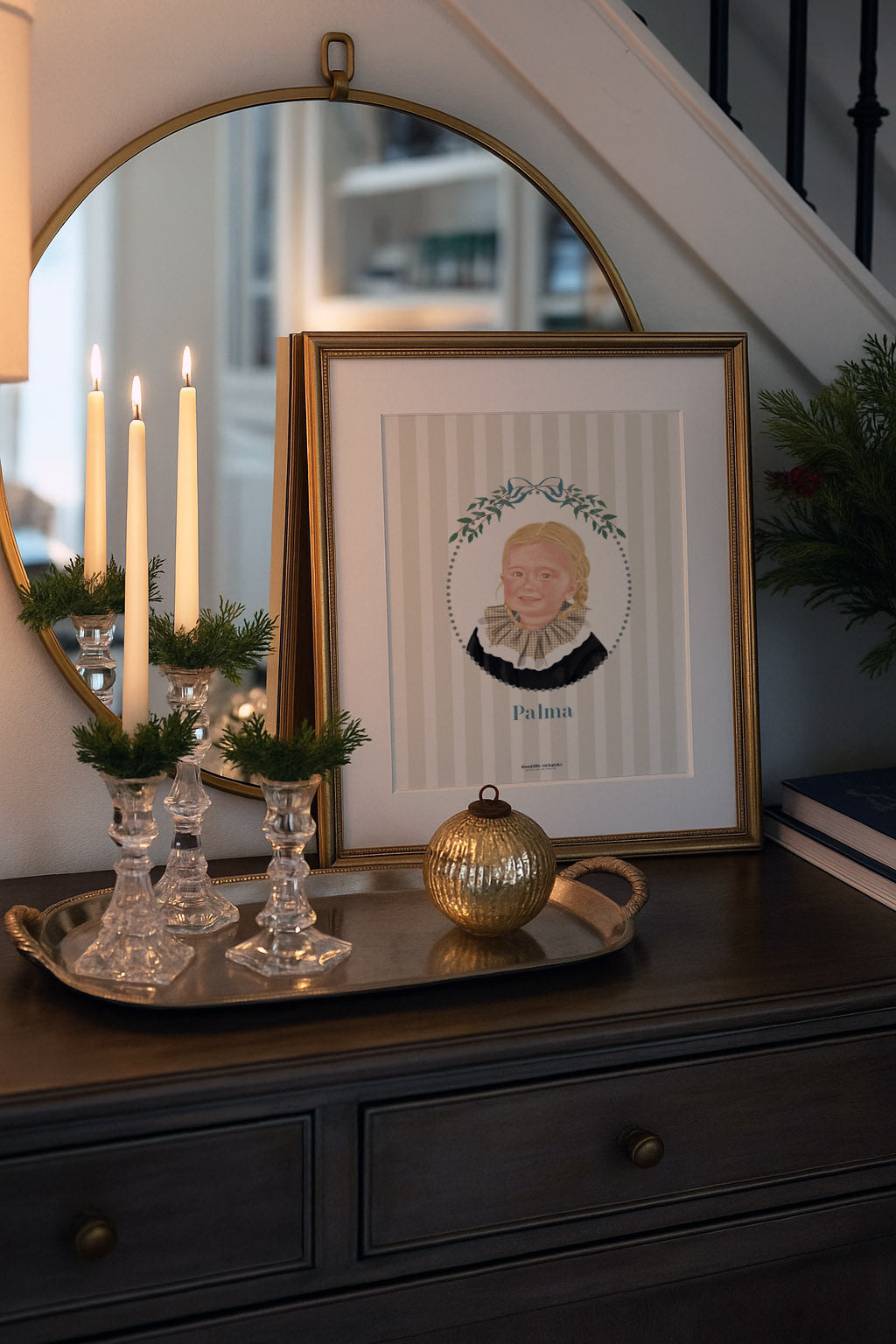 Portrait numérique personnalisé  – Illustration faite main d’après photo