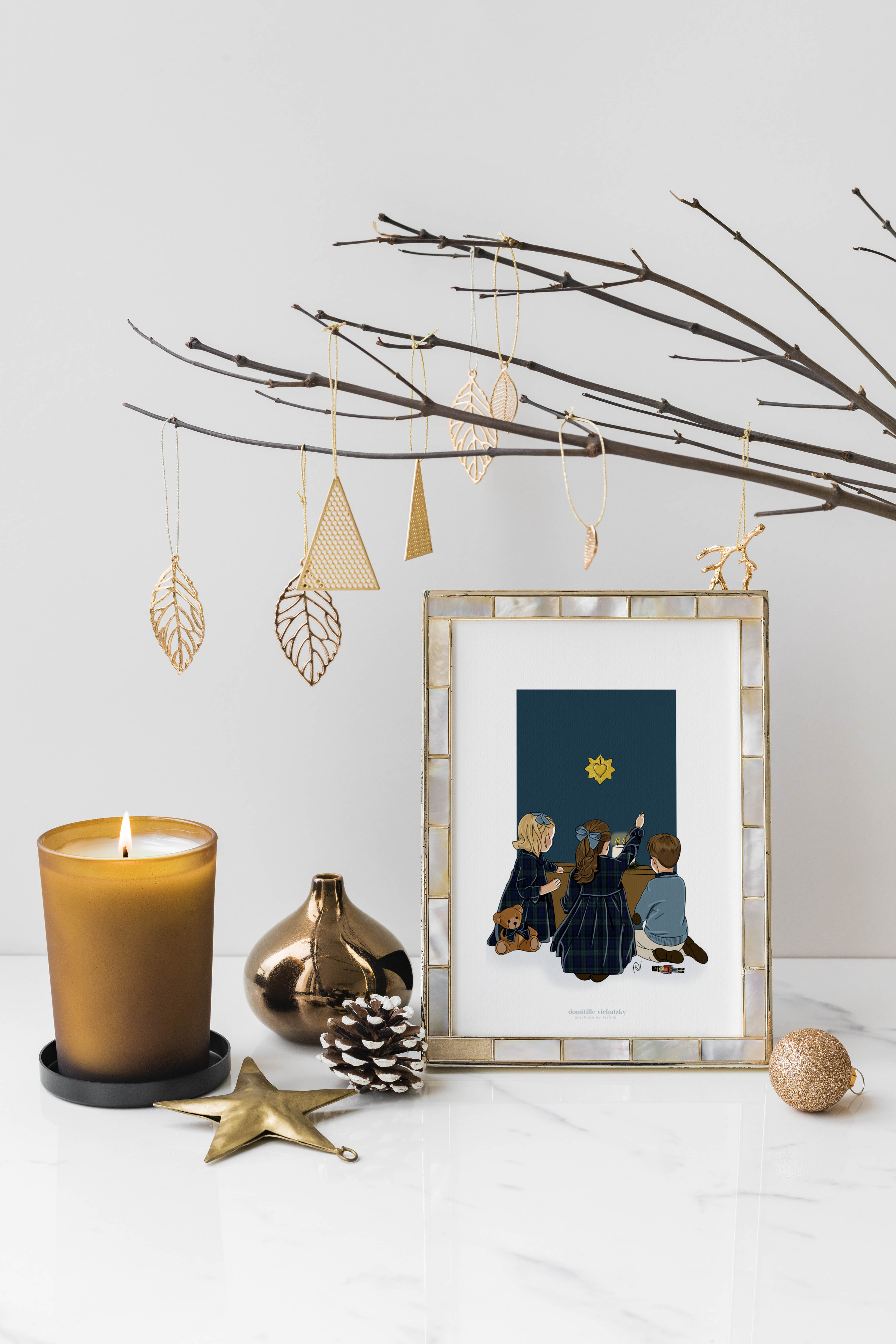 Veiller en attendant Noël – Graphiste de Famille