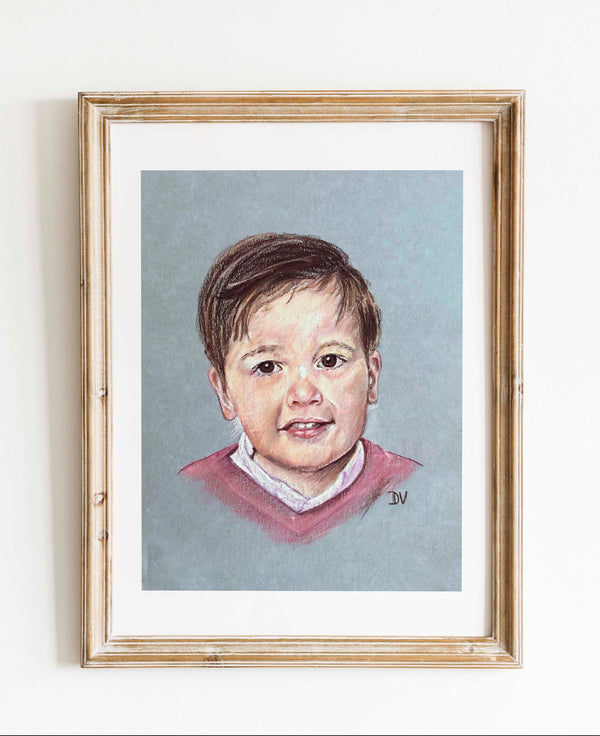 Portrait Pastel sur commande