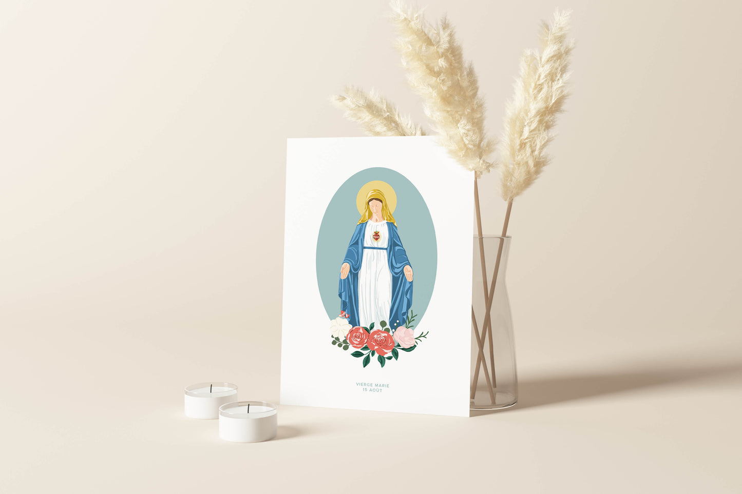 Carte "Vierge Marie"