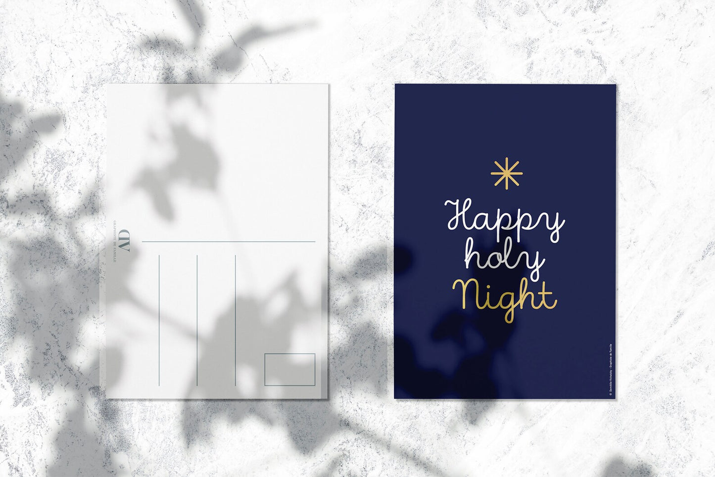 Carte Postale "Happy Holy Night"