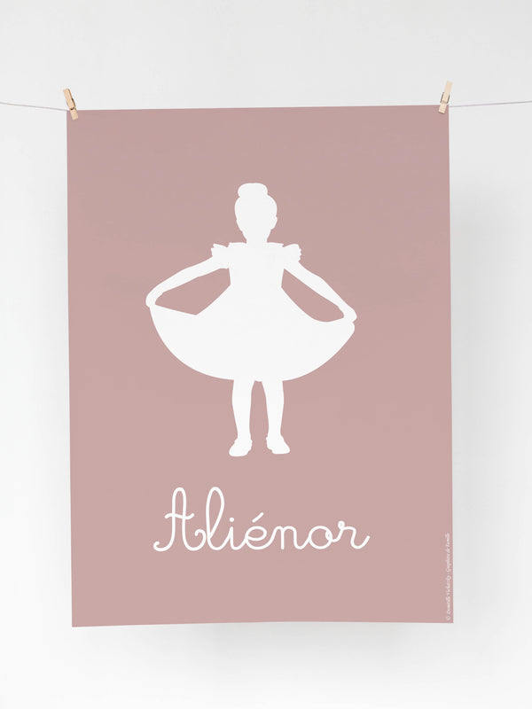 Affiche Silhouette - Version Fille