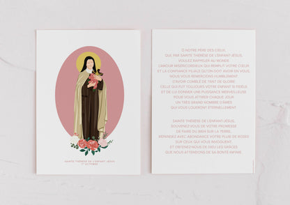 Carte "Sainte Thérèse de l'Enfant Jésus"